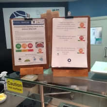 week 1 labels at counter